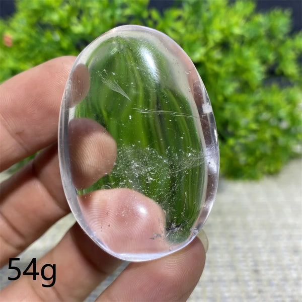 Clear Crystal Palm Stone-ToShay.org