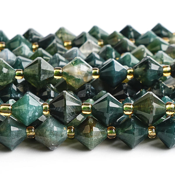 Green Moss Agate Beads-ToShay.org
