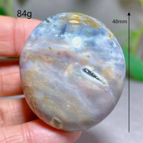 Ocean Jasper Palm Stone-ToShay.org