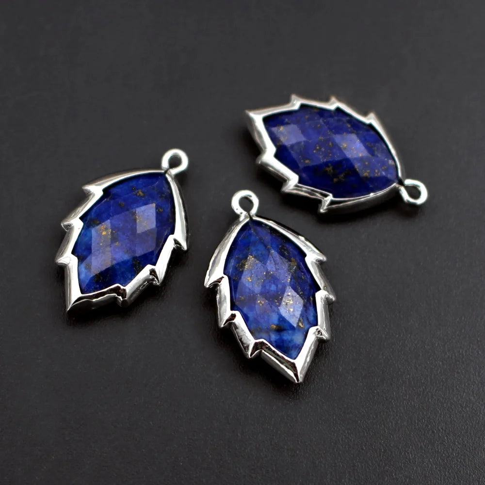 Mixed Crystal Leaf Charms-ToShay.org