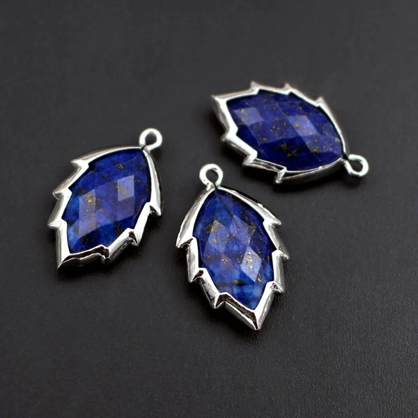 Mixed Crystal Leaf Charms-ToShay.org