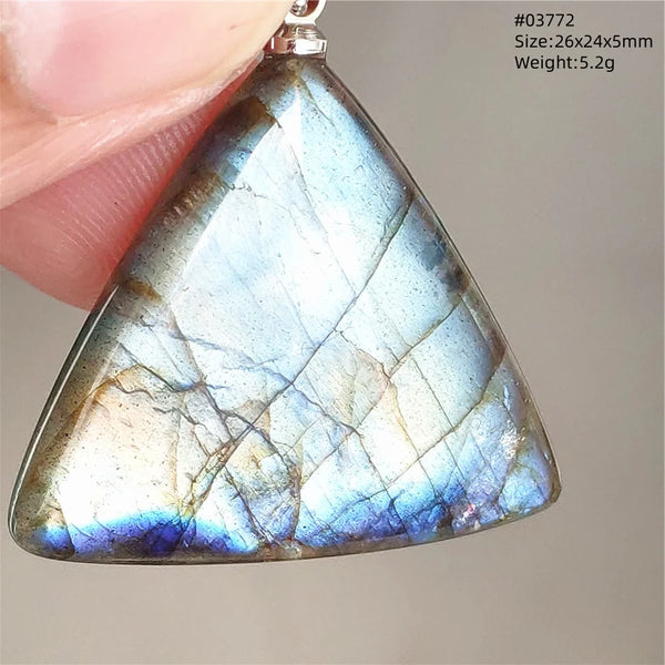 Blue Light Labradorite Pendant-ToShay.org