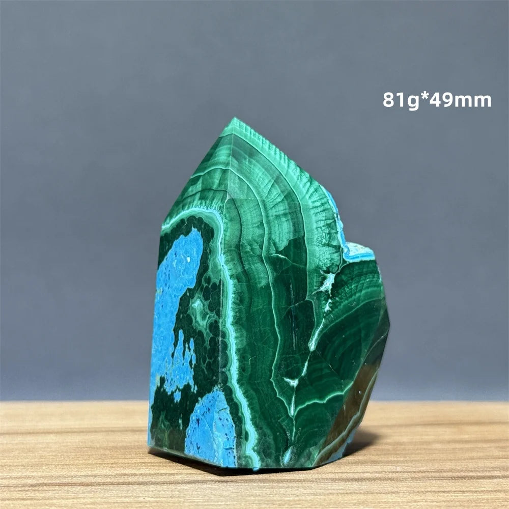Blue Green Chrysocolla Tower-ToShay.org