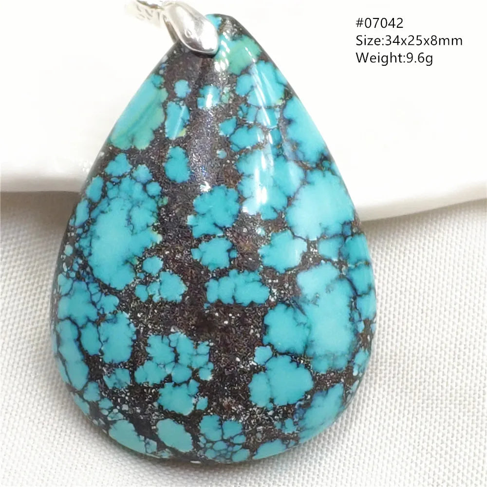 Blue Turquoise Pendant-ToShay.org