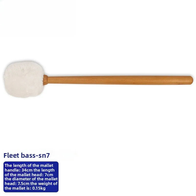 Professional Gong Hammers Drumsticks Woolen Felt Sound Therapy Singing Bowl Mallet Meditation Percussion Instrument Accessories-ToShay.org