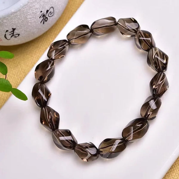 Brown Smokey Quartz Bracelet-ToShay.org