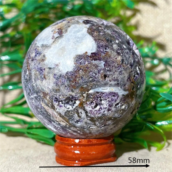 Purple Sphalerite Druzy Ball-ToShay.org