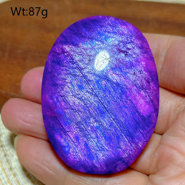 Purple Violet Rainbow Moonstone-ToShay.org