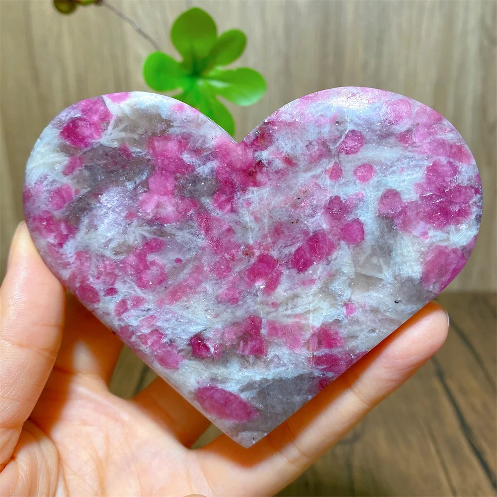 Pink Unicorn Tourmaline Heart-ToShay.org