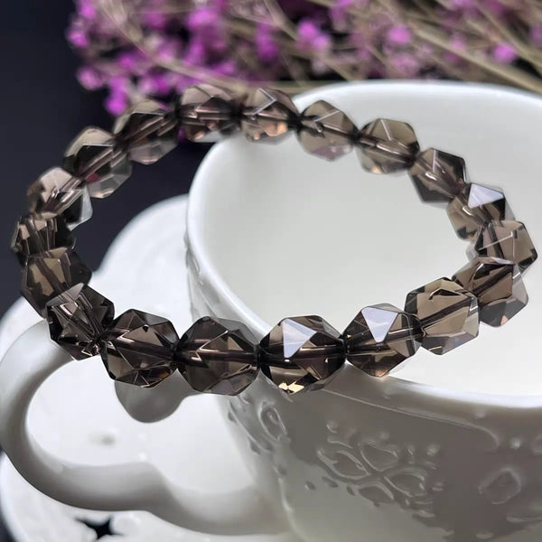Brown Smoky Quartz Bracelet-ToShay.org