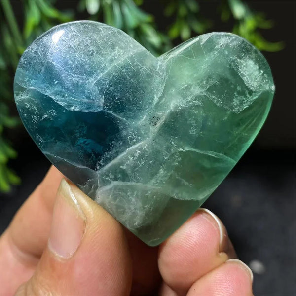 Blue Fluorite Heart-ToShay.org