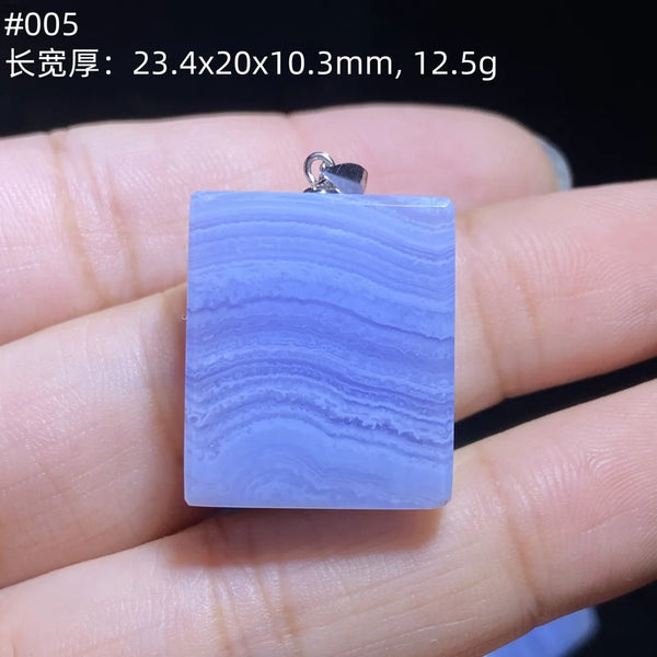 Blue Lace Agate Pendant-ToShay.org