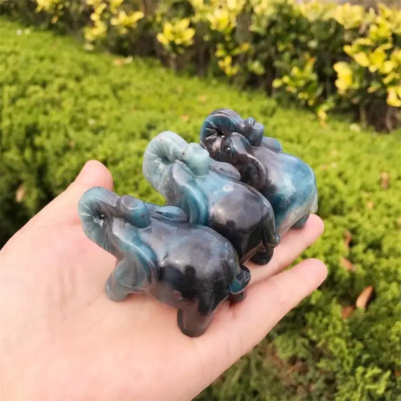 Blue Trolleite Elephant-ToShay.org