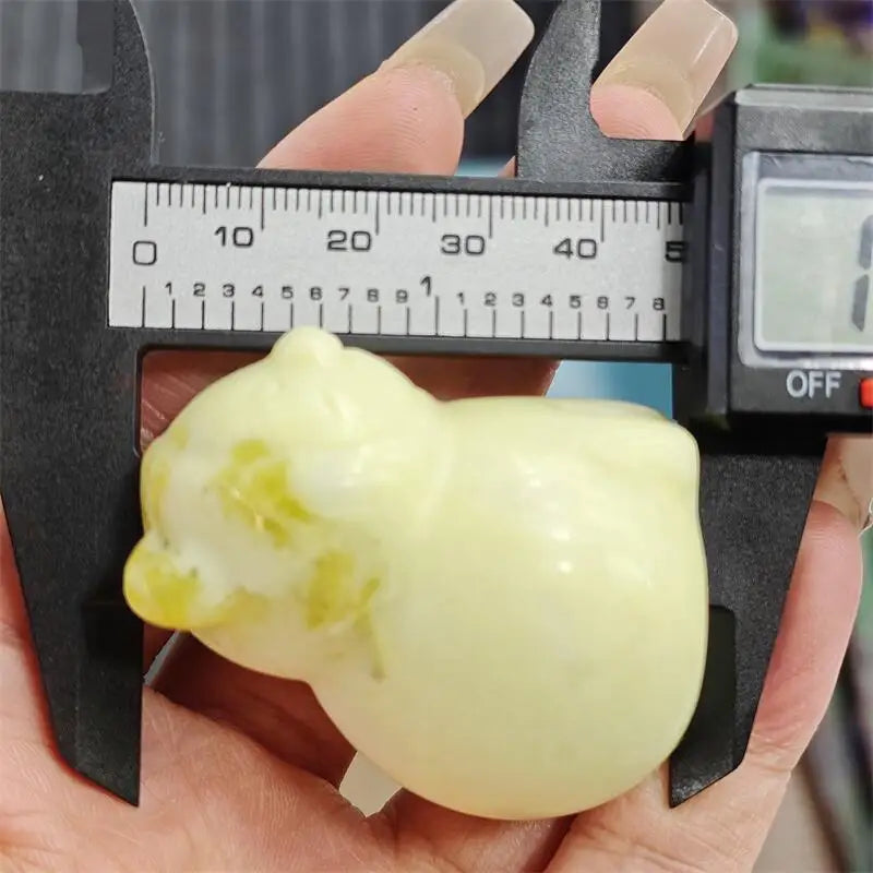 Yellow Jade Seal Cat-ToShay.org