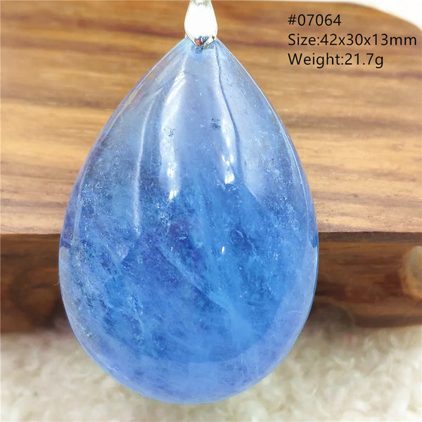 Blue Aquamarine Pendant-ToShay.org