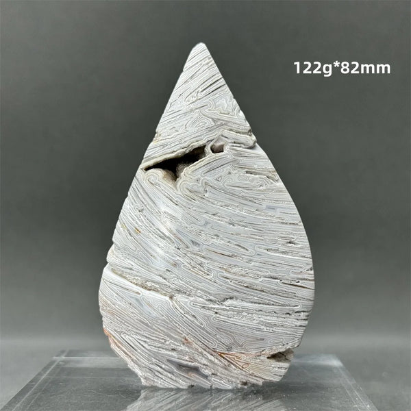 White Lace Agate Torch-ToShay.org