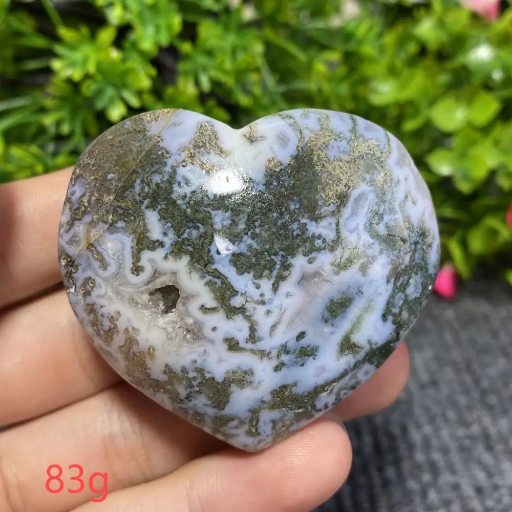 Green Moss Agate Heart-ToShay.org