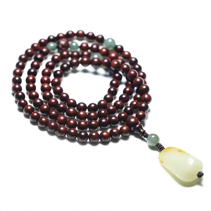 Red Sandalwood Bead Mala-ToShay.org