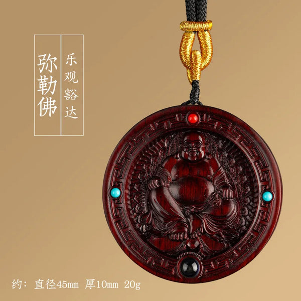 Purple Sandalwood Buddha Pendant-ToShay.org