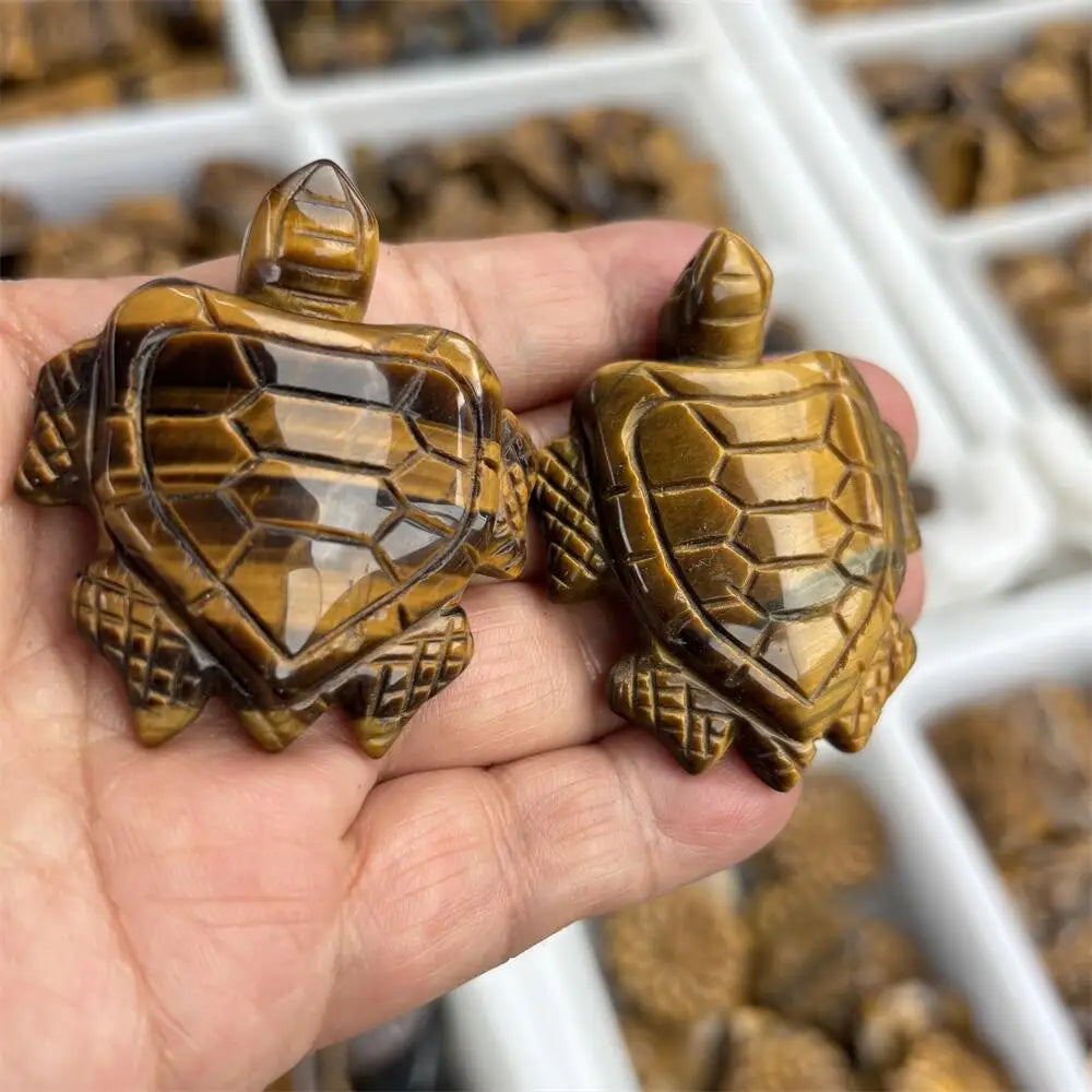 Yellow Tiger Eye Turtle-ToShay.org