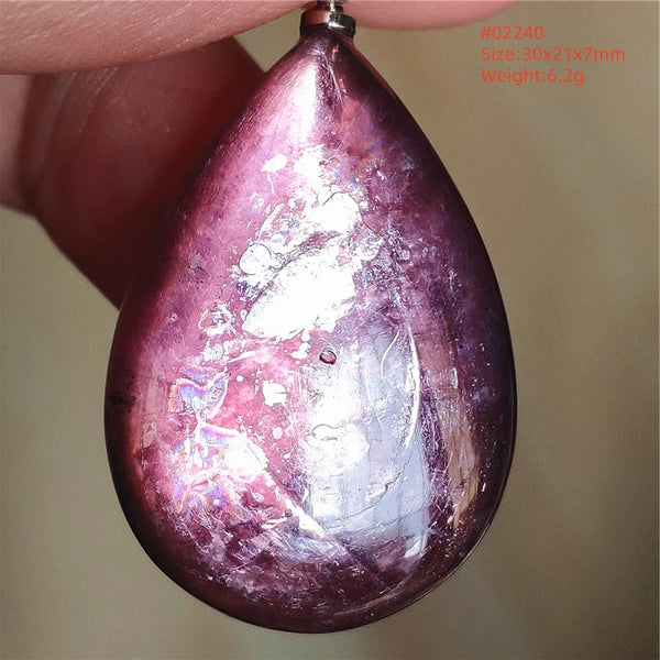 Purple Lepidolite Pendant-ToShay.org
