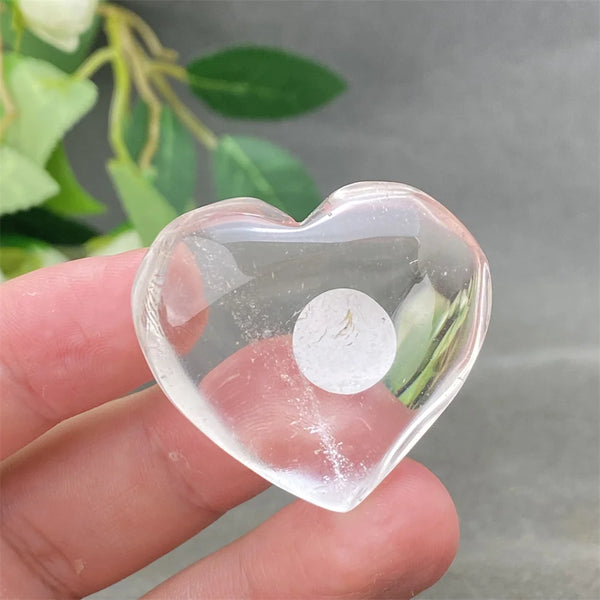 Clear Crystal Heart-ToShay.org