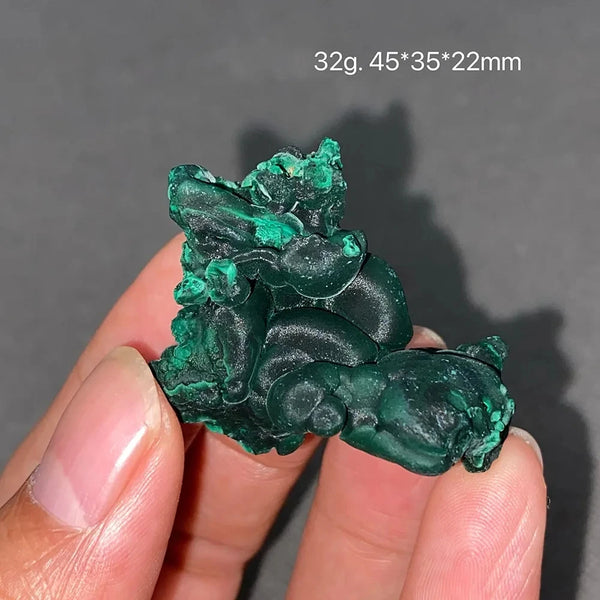 Green Malachite Crystal Slice-ToShay.org