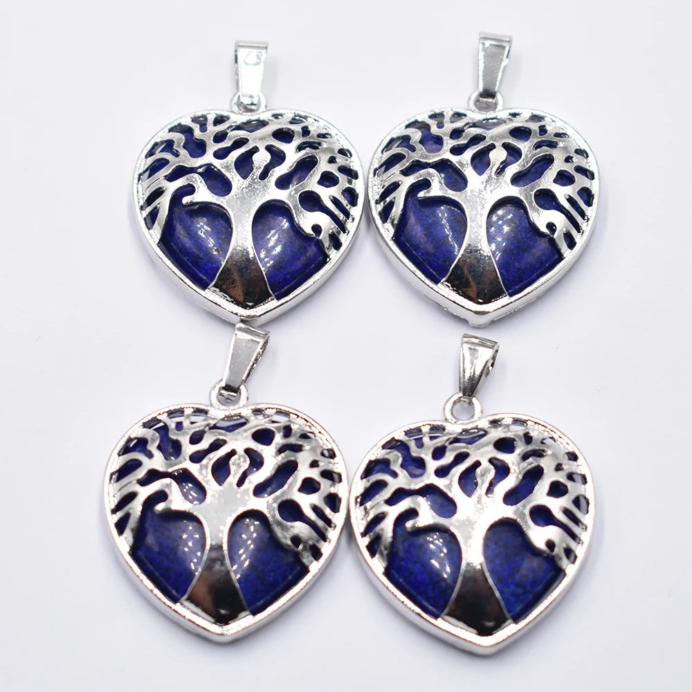 Mixed Crystal Tree Pendants-ToShay.org