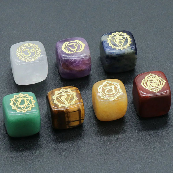 Chakra Symbols Crystal Cubes-ToShay.org