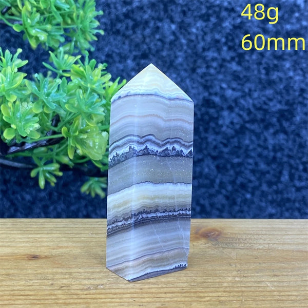 Blue Striped Agate Tower-ToShay.org