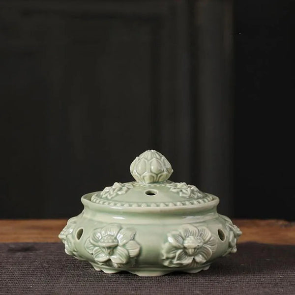 Lotus Coil Incense Holder-ToShay.org