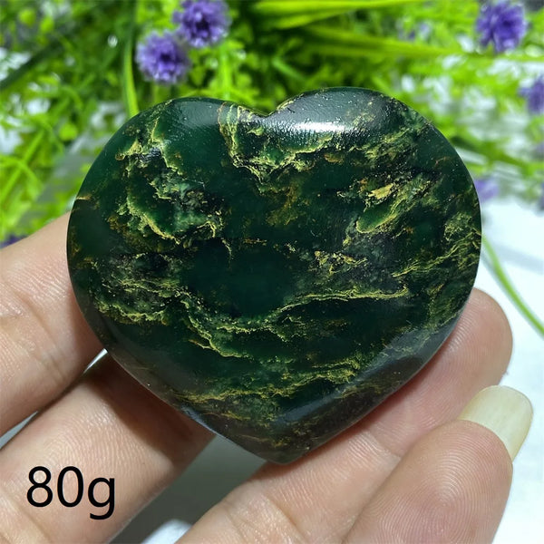 Green Emerald Stone Heart-ToShay.org