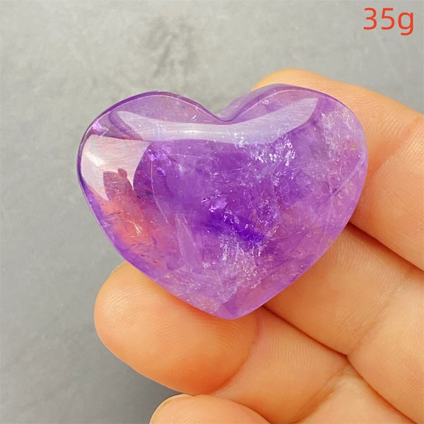 Purple Amethyst Hearts-ToShay.org