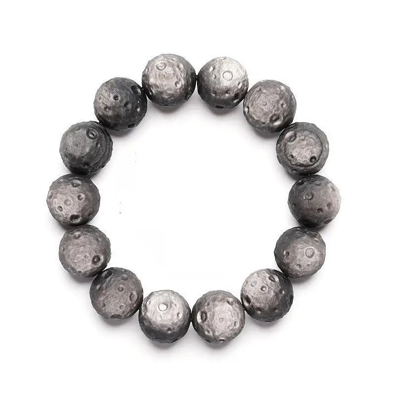 Black Obsidian Meteorite Bracelet-ToShay.org