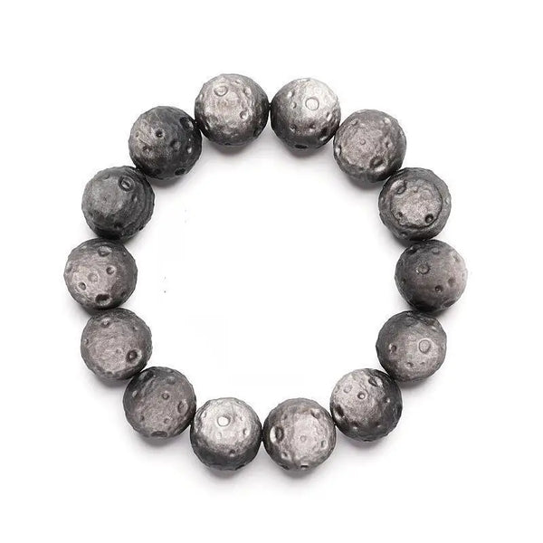 Black Obsidian Meteorite Bracelet-ToShay.org