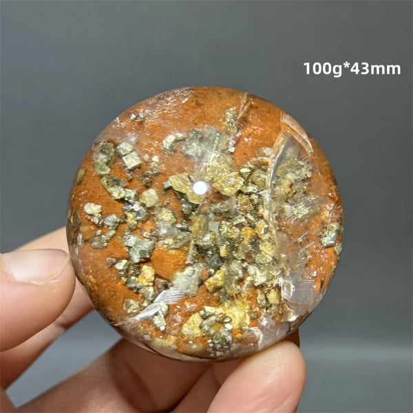 Yellow Chalcopyrite Crystal Ball-ToShay.org