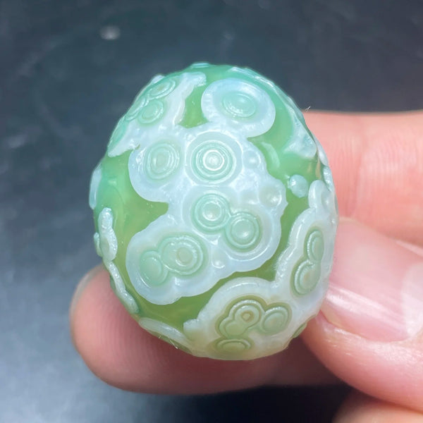 Blue Agate Eye Stone-ToShay.org