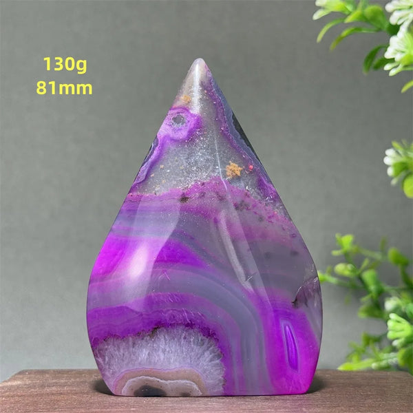 Purple Agate Torch-ToShay.org