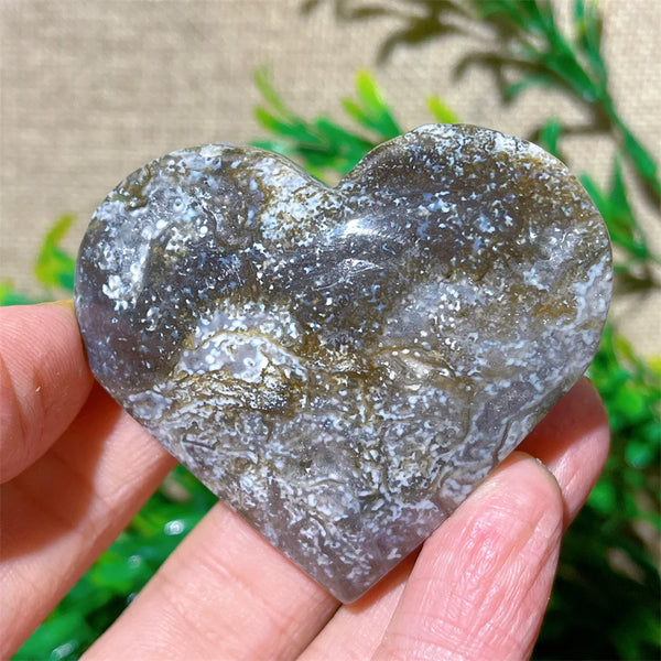 Green Moss Agate Heart-ToShay.org
