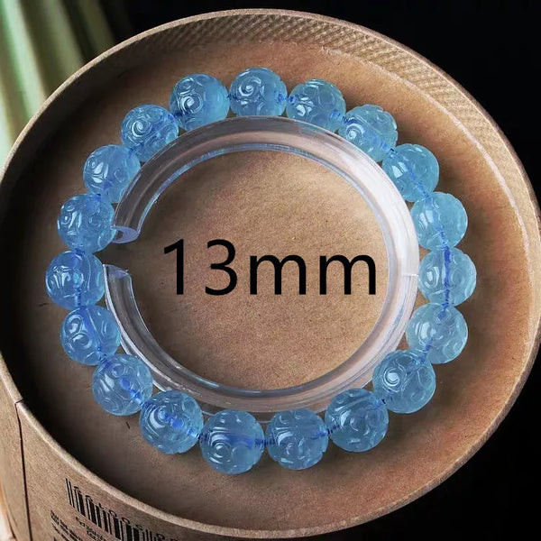 Blue Aquamarine Bracelet-ToShay.org