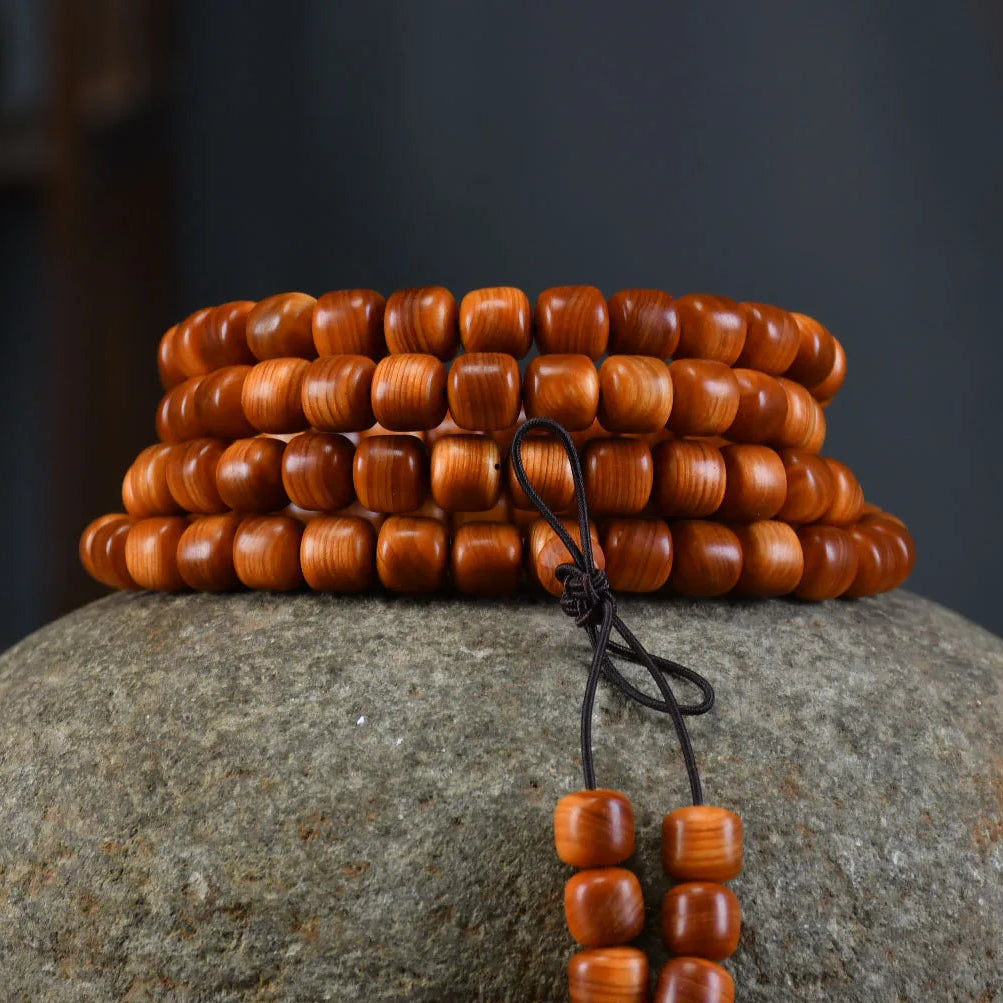 Wood Buddha Beads Bracelet-ToShay.org
