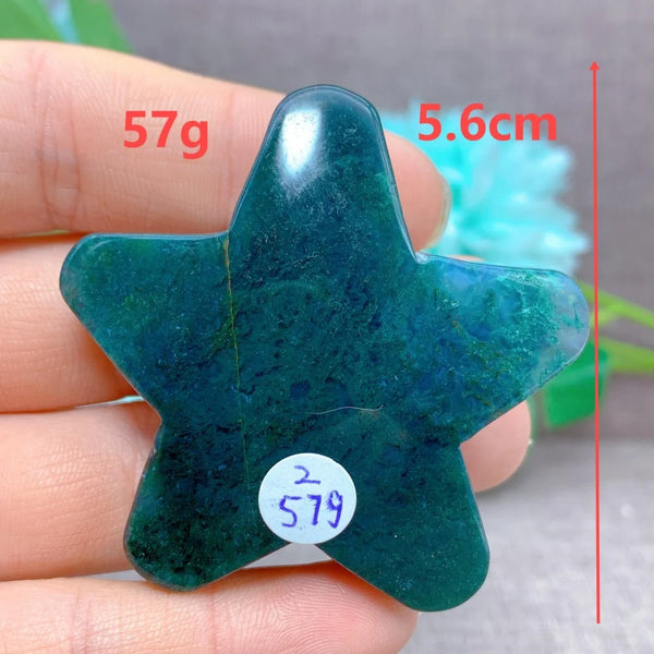 Green Moss Agate Star-ToShay.org