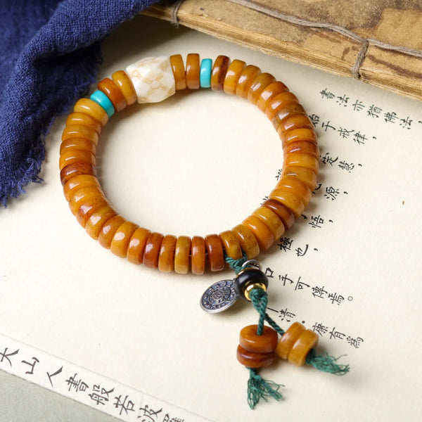 Brown Yak Bone Bracelet-ToShay.org