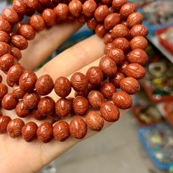 Wood Bodhi Beads Mala-ToShay.org