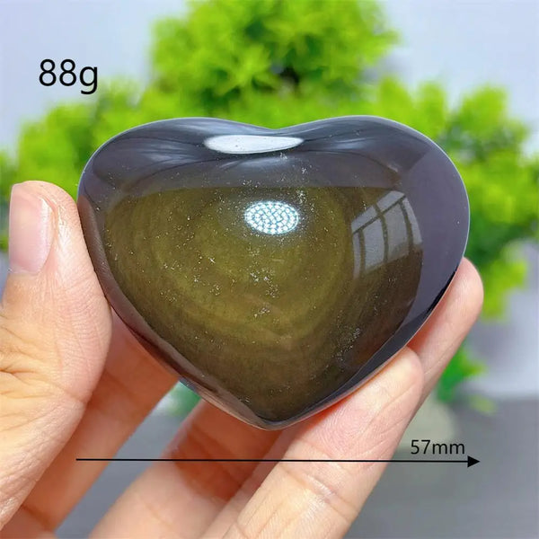 Rainbow Obsidian Heart-ToShay.org