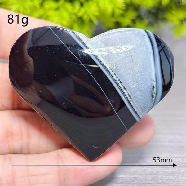 Black Agate Heart-ToShay.org