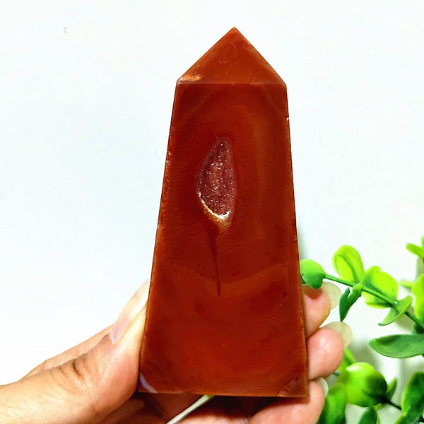 Red Agate Geode Tower-ToShay.org