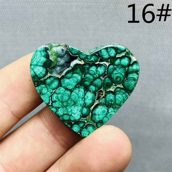 Green Malachite Hearts-ToShay.org