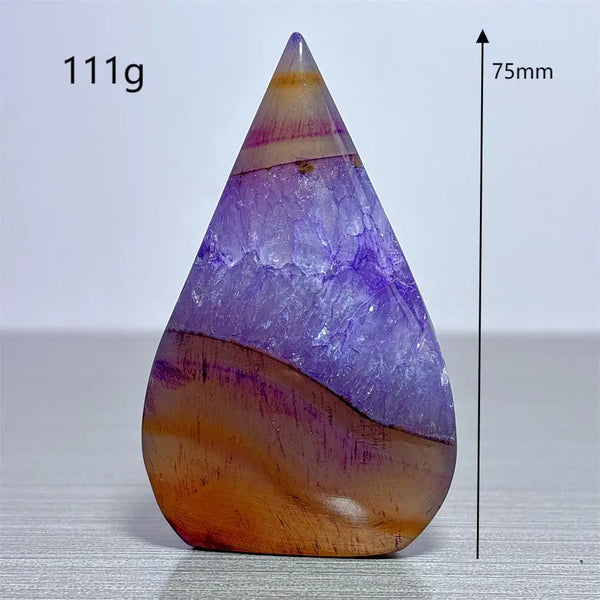 Violet Agate Torch-ToShay.org