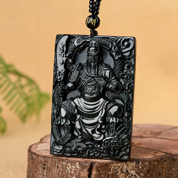 Black Jadeite Guan Gong-ToShay.org